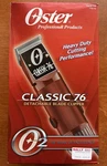 Oster Classic Clipper 76076-710 Size 000 And Blades Detachable New. Fixed Price $169.00.