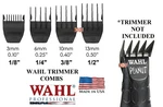 Wahl Barber,stylist Attachment Comb Set For Peanut,sterling Bullet,mag Trimmer. Fixed Price $13.99.