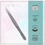 Surgical Precision Point Tweezers Stainless Steel Lab Forceps Firm Grip 6". Fixed Price $8.99.