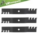 3 Mulching Blades For 54" Cut Craftsman Husqvarna Poulan 187254 187255 187256. Fixed Price $36.80.
