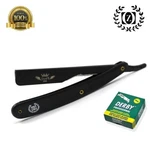 Men Barber (beard) Cut Throat Shavette Straight Shaving Razor 100 Derby Blades. Fixed Price $15.99.