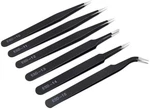 6PCS Esd Anti-static Tweezers Set Maintenance Repair Stainless Steel Tools Kit. Fixed Price $5.95.
