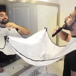 No-mess Beard Apron + Shaping Tool Kit Hair Catcher Bib Grooming Gift For Men. Fixed Price $9.53.