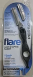 Personna Flare Hair Shaping, Barber, Razor 2 Guards + 5 Free Glide Coated Blades. Fixed Price $5.99.