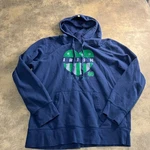 Life Good Hoodie Women Large Blue Notre Dame Irish Heart Sweatshirt. Fixed Price $27.95.