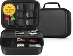 Hard Barber Hair Clipper Storage Case Organizer Bag Grooming Kit Pu Black Boxpro. Fixed Price $23.42.