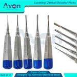 2PK - Apical Root Luxating Elevator Picks, Straight Tip, Hollow Handle German. Fixed Price $14.80.