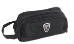 Damero Travel Organizer With Two Compartments, Lightweight And Portable, Black. Fixed Price $10.00.