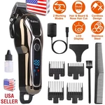 Professional Electric Hair Clippers For Men Barber Cordless Beard Trimmer Kit. Fixed Price $24.99.
