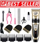 Dog Cat Pet Grooming Kit Rechargeable Cordless Electric Hair Clipper Trimmer Set. Fixed Price $15.97.