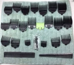Wahl 17 Guide Combs, Left Ear Tapers/right Tapers,blade Oil/brush 2. Fixed Price $15.00.
