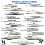 Dental Surgical Tweezers Precision Stainless Steel Forceps Oral Surgery. Fixed Price $7.88.
