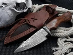 10'' Handmade Damascus Steel Skinner Knife - Hunting Fixed Blade Gift For Men.. Fixed Price $20.54.