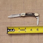 Solingen Stag Handle Pocketknife 2 Blades Stainless Steel Clip Point. Fixed Price $95.00.