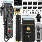 Wahl Professional Hair Machine Barber Salon Cutting Trimmer Clipper Kit Set. Fixed Price $57.99.