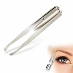 Dahoc Tweezers With Led Light - Eyebrow And Eyelash Hair Removal Tool. Fixed Price $8.95.