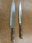 Masters Carvers Chef Knife Set Wood Handle Stainless Steel Japan. Fixed Price $25.99.