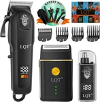Hair Clippers For Men With Led Power Display, 3-PIECE Professional Grooming Kit. Fixed Price $65.73.