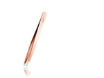 Rubis Switzerland Swiss Tweezers Rose Gold Slanted Tip 3-3/4" #18834. Fixed Price $55.00.
