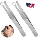 2PCS Round Nose Hair Nasal Clippers Tweezers Eyebrow Men Beard Trimmer Usa. Fixed Price $9.68.