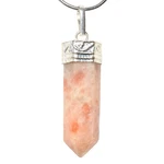 Himalayan Sunstone Crystal Point Pendant + 20" Stainless Steel Chain Charger. Fixed Price $16.99.