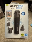 Conair Man Rechargeable ALL-IN-1 Trimmer Model GMTL50 W Travel Bag 14PCS $5 Ship. Fixed Price $22.00.