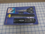 Tectron Hair & Beard Trimmer Kit As Seen Tv With Scissors Comb - New. Fixed Price $15.00.