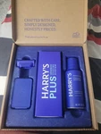 Harrys Plus Shaving Kit For Men - Premium Handle, Razor Blade Cartridge Foam Gel. Fixed Price $19.99.