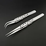 Electronics Industrial Tweezers Precision Anti-static Curved Straight Tip. Fixed Price $19.99.
