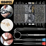Eyeglass Screws Nut Nose Pads Screwdriver Watch Glasses Optical Repair Tool Kit. Fixed Price $12.33.