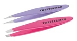Rose Gold Mini Tweezers Set Stainless Steel Slant Point Travel Duo 2 Count. Fixed Price $30.19.