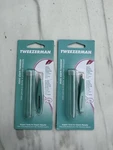 Tweezerman Green Tea Mini Slant With Travel Case Pocket Size Lot Of 2. Fixed Price $39.00.