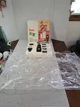 Vtg Raycine Home Haircutting Set With Box, Missing Comb, Scissors, Oil, & Manual. Fixed Price $18.00.