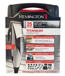 Remington 25PC Titanium Coated Blades Haircut Clipper Kit. Fixed Price $25.99.