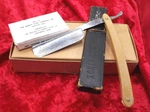 Antique Straight Blade - Koken Imperial Eagle Razor Mens Shaving By Fox Germany. Fixed Price $74.00.