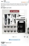 Wahl Cordless Chrome Pro Hair Clippers For Men And Battery Trimmer. Fixed Price $37.99.
