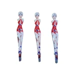 Lot Of 3 Glam Girl Tweezers Die-cut By Tina Touch Red Dress. Fixed Price $19.95.