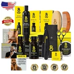 Men's Elite Beard Grooming Kit Sandalwood Cedar Oil Balm Shampoo Brush. Fixed Price $104.99.