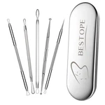 Blackhead Pimple Remover 5-PIECE Acne Extraction Tool Kit With Metal Case. Fixed Price $8.85.