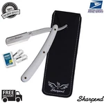 Barber Salon Straight Cut Throat Shaving Razor Rasoirs Sharpend+ 10 Blades. Fixed Price $9.92.