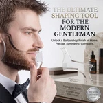 Beard Shaping Tool Line-up Template With Built-in Comb Clear Plastic New. Fixed Price $9.97.