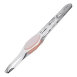 Vega Rubber Grip Tweezer For Eyebrows & Face Hair Removal - Stainless Steel. Fixed Price $18.00.