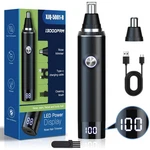 Ginity Ear & Nose Hair Trimmer For Women, Usb Rechargeable W/ Led Display. Fixed Price $39.78.