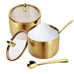 2 Pcs Stainless Steel Seasoning Box,spice Pot Bottle Salt Pepper Su.... Fixed Price $25.16.