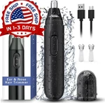 Recortador De Pelo Nariz Unisex Recargable Por Usb Resistente Al Agua Negro. Fixed Price $23.74.