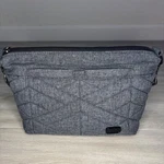 Lug Flare Crossbody Bag Heather Grey Quilted Camo Strap Organized Travel Purse. Fixed Price $30.00.