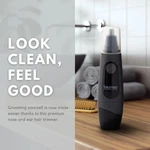 Toilettree Products Water Resistant Nose And Ear Hair Trimmer With Led Light. Fixed Price $14.99.
