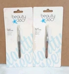 Lot Of 2 - Beauty 360 Salon Slant Tweezers Tip Stainless Steel. Fixed Price $9.95.