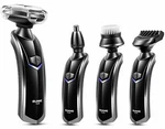 Runwe RS968 4-IN-1 Men's Grooming Kit Clipper Rotary Shaver Hair Trimmer Set. Fixed Price $13.99.
