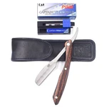 Kai Kasho Captain Professional Woody Straight Edge Barber Razor + 20 Blades. Fixed Price $179.99.